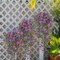 3 Pcs Artificial Hanging Flowers for Outdoors Spring Purple Faux Silk Daisy Flowers UV Resistant Fake Plants Eucalyptus Realistic